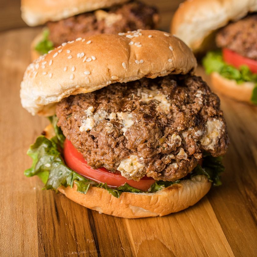 Cheesy Stuffed Hamburgers Recipe Frank's RedHot US
